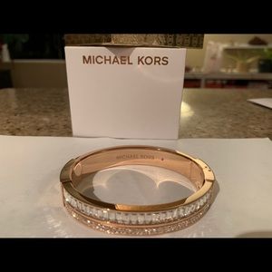 Michael Kors Rose Gold Bangle Bracelet